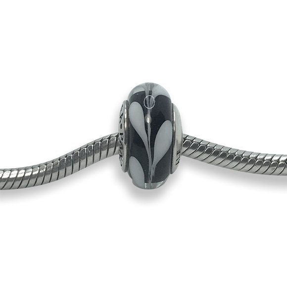 Pandora Swirls Murano Glass Charm - Picture 1 of 3